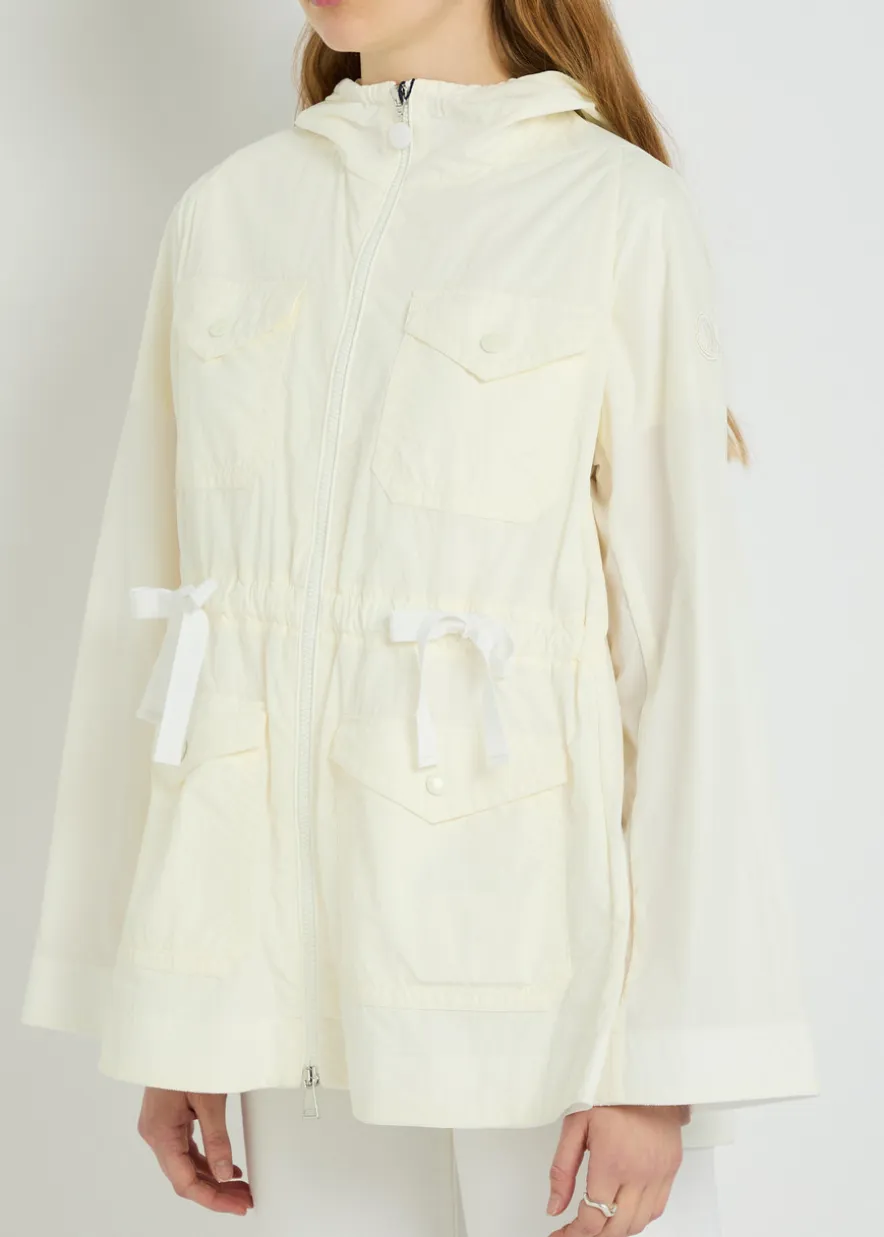 Paletuvier hooded nylon jacket