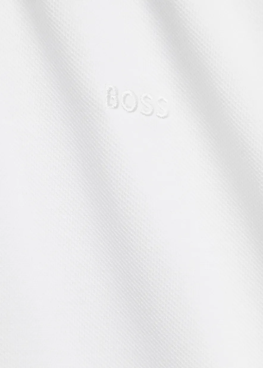 Pallas logo-embroidered piqué cotton polo shirt