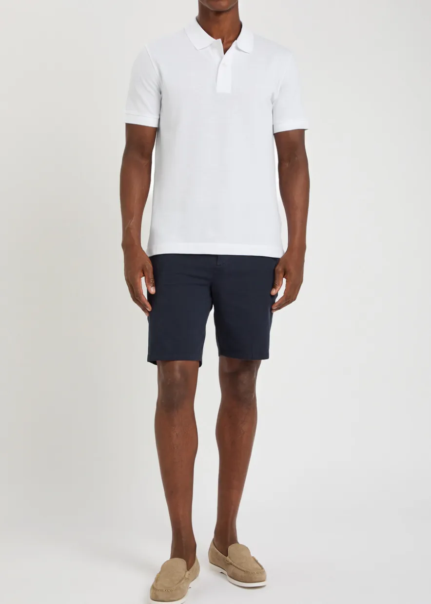 Pallas logo-embroidered piqué cotton polo shirt
