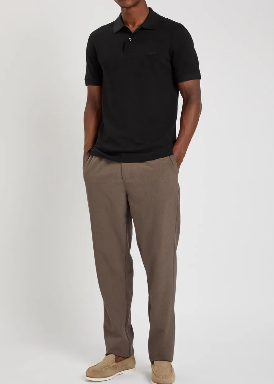 Pallas logo-embroidered piqué cotton polo shirt
