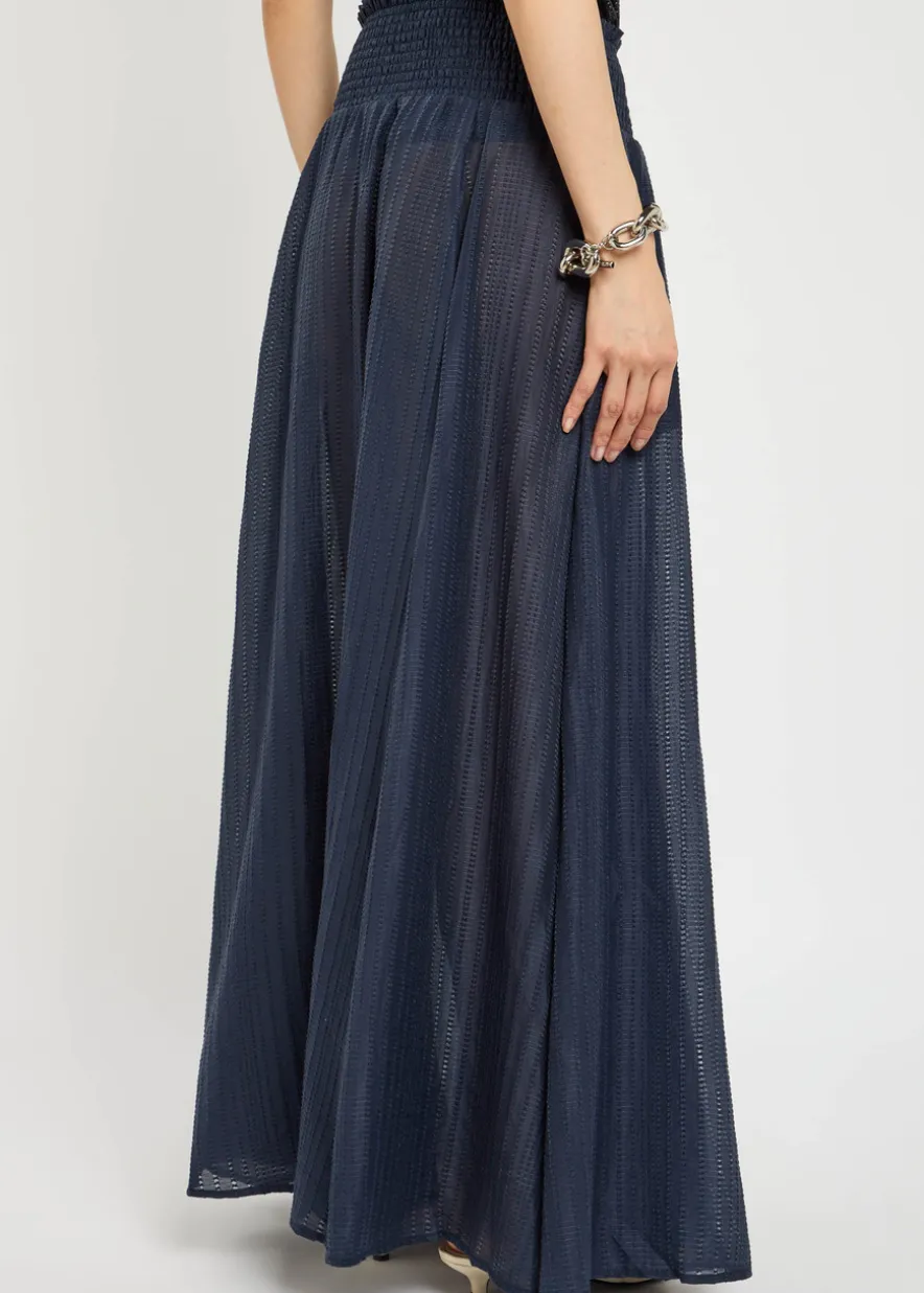 Palma embroidered maxi skirt