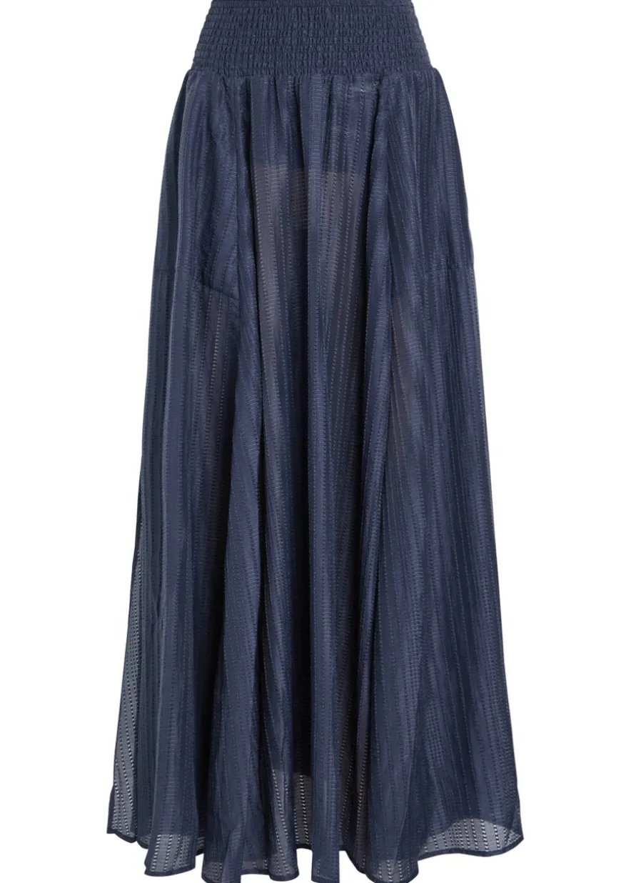 Palma embroidered maxi skirt