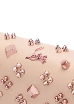 Paloma embellished leather clutch