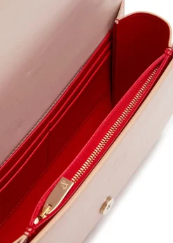 Paloma embellished leather clutch