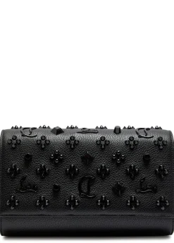 Paloma embellished leather clutch