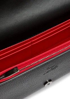 Paloma embellished leather clutch