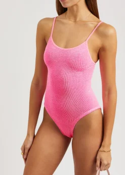 Pamela seersucker swimsuit