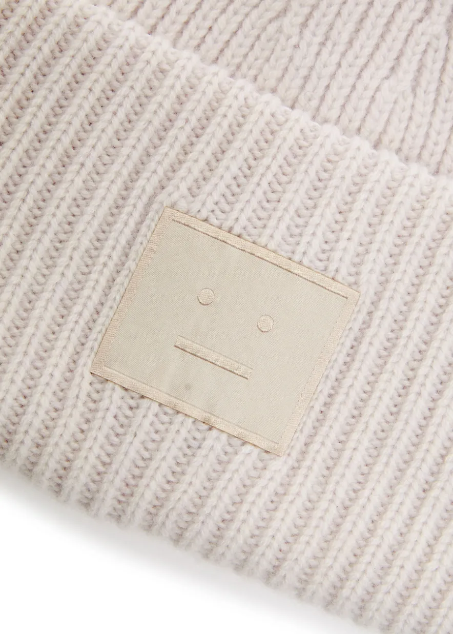 Pana Face wool-blend beanie