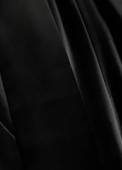 Pandora cascading satin gown