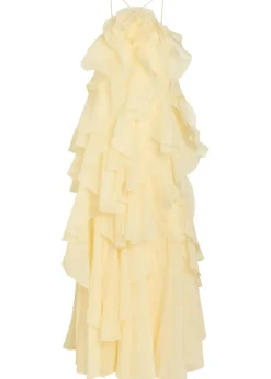 Pandorea ruffled chiffon maxi dress