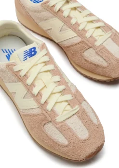 471 panelled brushed suede sneakers