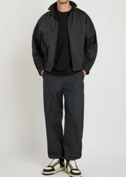 Panelled cotton-shell track pants
