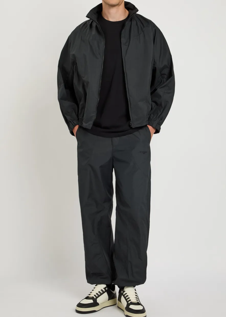 Panelled cotton-shell track pants