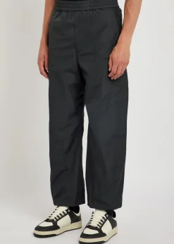 Panelled cotton-shell track pants