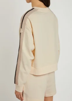 Panelled cotton sweatshirt