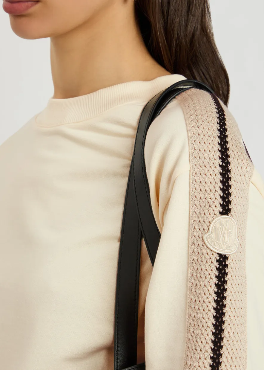Panelled cotton sweatshirt