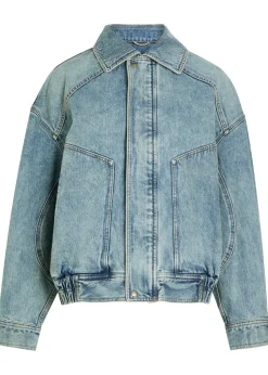 Panelled denim jacket