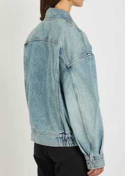 Panelled denim jacket