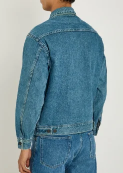 Panelled denim jacket