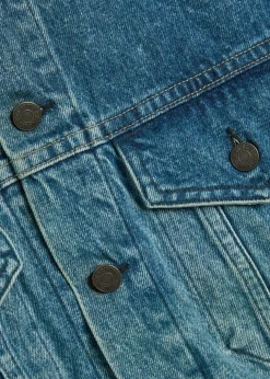 Panelled denim jacket