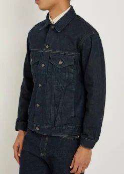 Panelled denim jacket