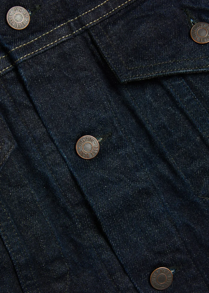 Panelled denim jacket