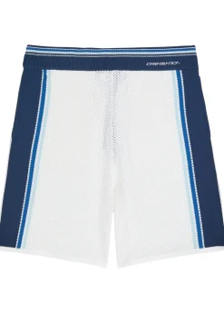 Panelled knit shorts