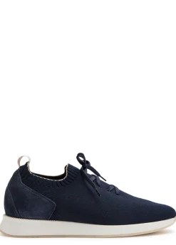 Panelled knit sneakers