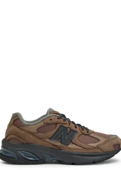 2010 panelled mesh sneakers