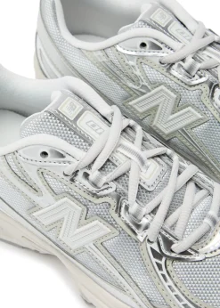 740 panelled metallic mesh sneakers