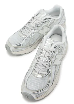 740 panelled metallic mesh sneakers