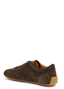 Panelled suede sneakers