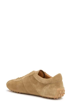 Panelled suede sneakers