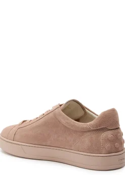 Panelled suede sneakers