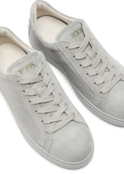 Panelled suede sneakers