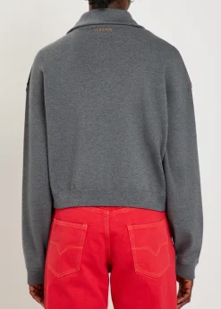 Panelled wool-blend jacket