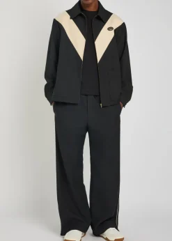 Panelled woven jacket