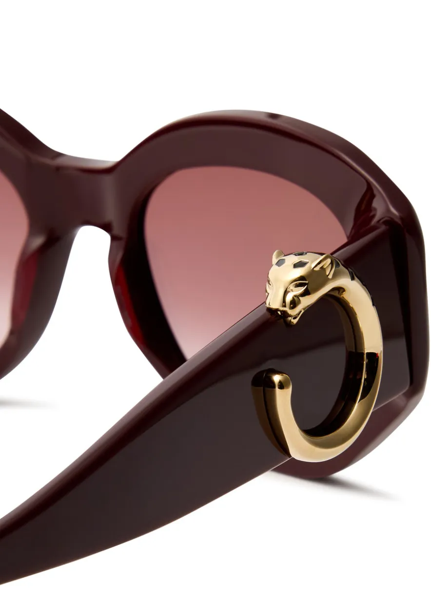 Panthère de Cartier oversized sunglasses