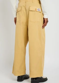Parachute cotton-twill trousers
