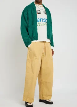 Parachute cotton-twill trousers