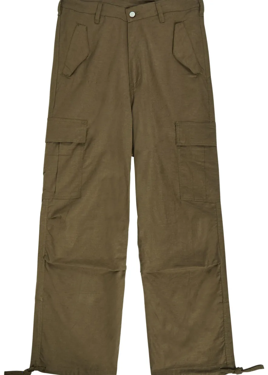 Parachute linen-blend cargo trousers