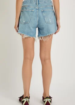 Parker distressed denim shorts