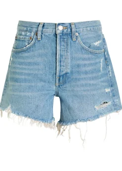 Parker distressed denim shorts
