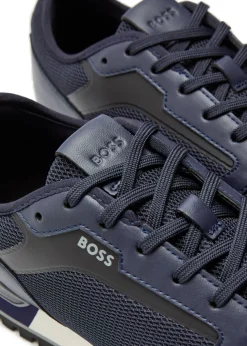 Parkour panelled mesh sneakers