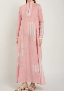 Parvati striped cotton maxi dress