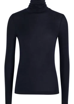 Pascale turtleneck stretch-lyocell top