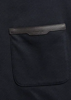 Patch pocket cotton-blend sweatshirt