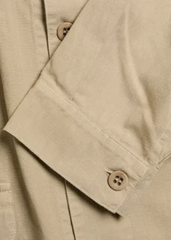 Patch pocket cotton shirt