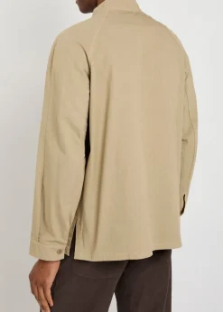Patch pocket cotton shirt