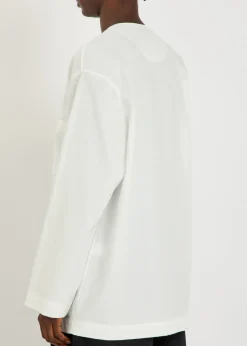 Patch pocket cotton shirt